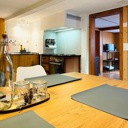 Lovely & Great Equipped Wooden Alp Chalet Flat Kandersteg Exterior photo